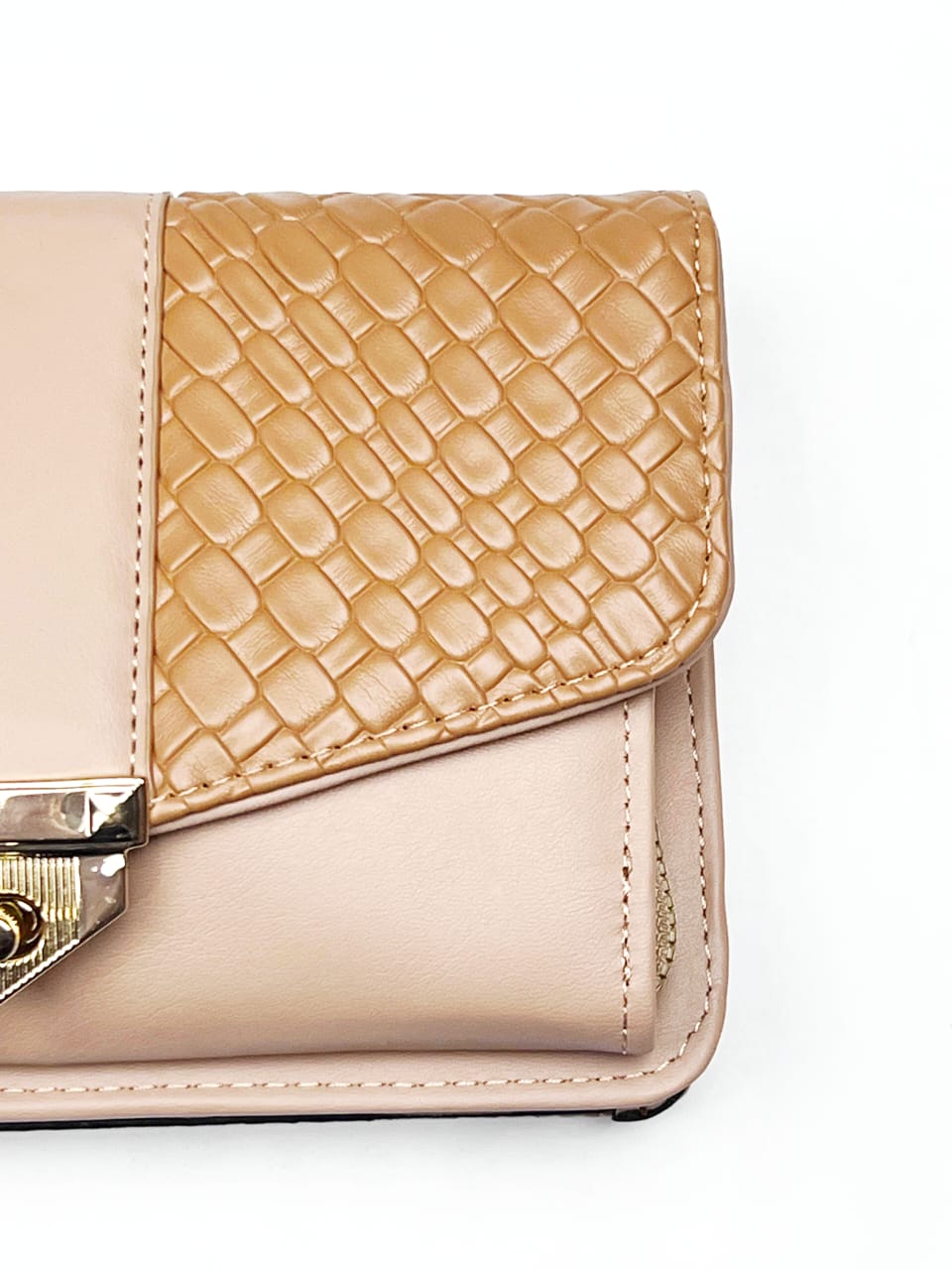 Textured Leather Ladies Clutch